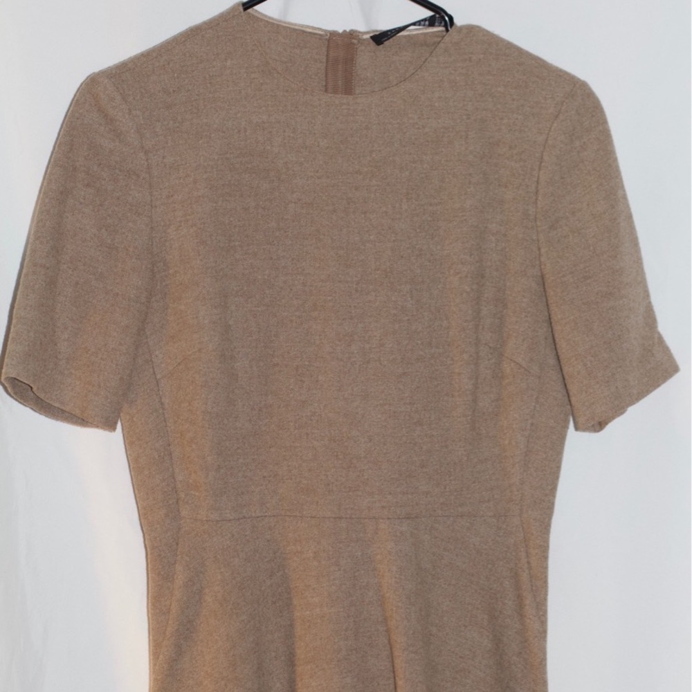 Zara midi tan dress
